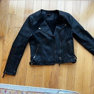 Topshop leather jacket